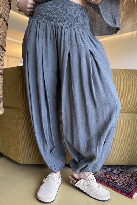 Basso Shirring Genie Pant Graphite 